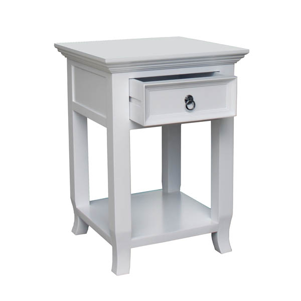 white bedside